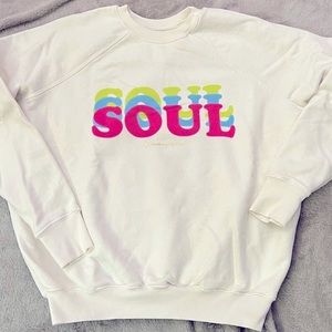 Spiritual Gangster & Soul Cycle Sweatshirt, small,very great pre-owned condition